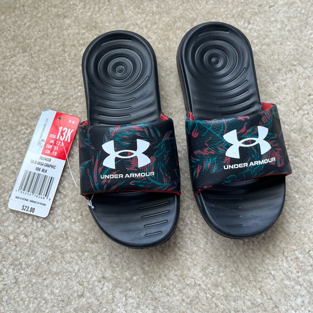 Girls under armour sandals